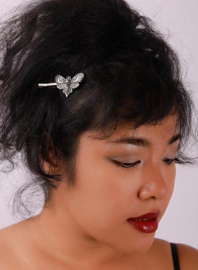 HAQUIL Vintage Insect Hawkmoth Butterfly Hairpin Nordic Animal Hair Clips Goth Jewelry - Image 3