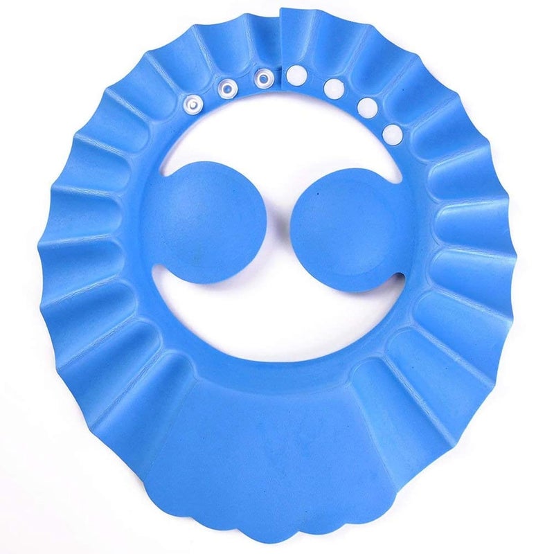 Concepta Baby bath Shower Cap,Bath Visor hat for Eye and Ear wash Protection,Adjustable Silicone Bathing Crown Waterproof Shampoo hat for Washing Hair, Shower Bathing Protection Bath Cap for Toddler, Baby, Kids, Children (Pack of 4 Pis) - Image 2