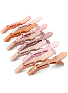 framar FRAMAR Neutral Alligator Clips For Hair Styling 10 Pack - Professional Alligator Hair Clips For Women, Alligator Clips For Hair, Hair Clip For Women, Cute Hair Clips For Styling, Salon Hair Clips  - Image 1