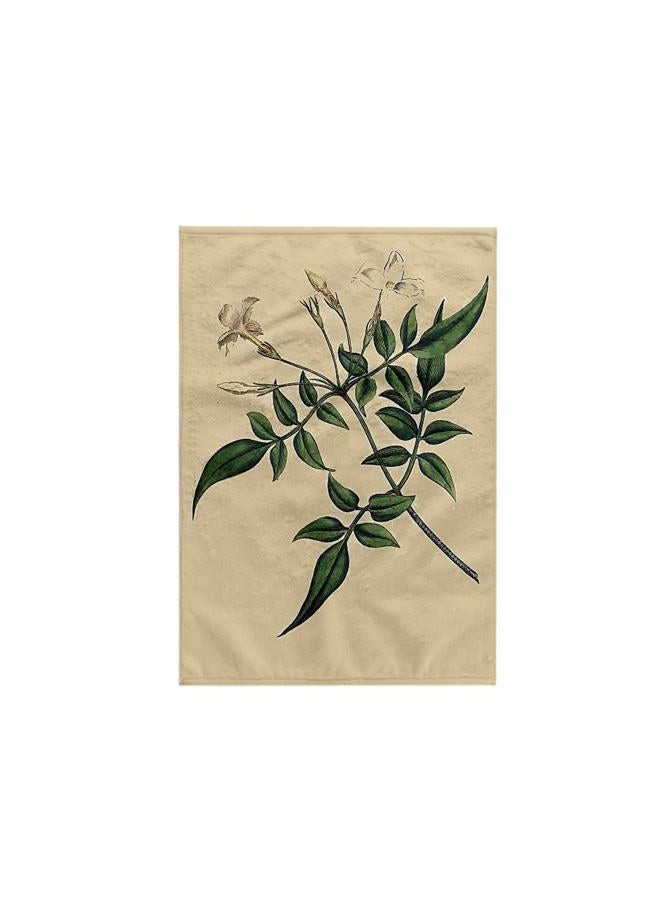3DROSE 3D Rose Print of Jasmine Plant from 1700 TWL_204743_1 Towel, 15" x 22", Multicolor - Image 1
