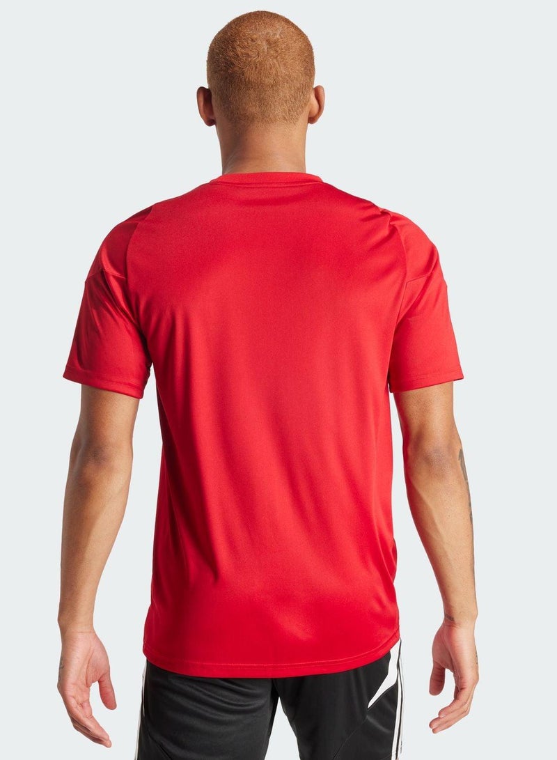 adidas تيرو ٢٤ جيرسي أحمر بأكمام قصيرة للرجال - Image 2