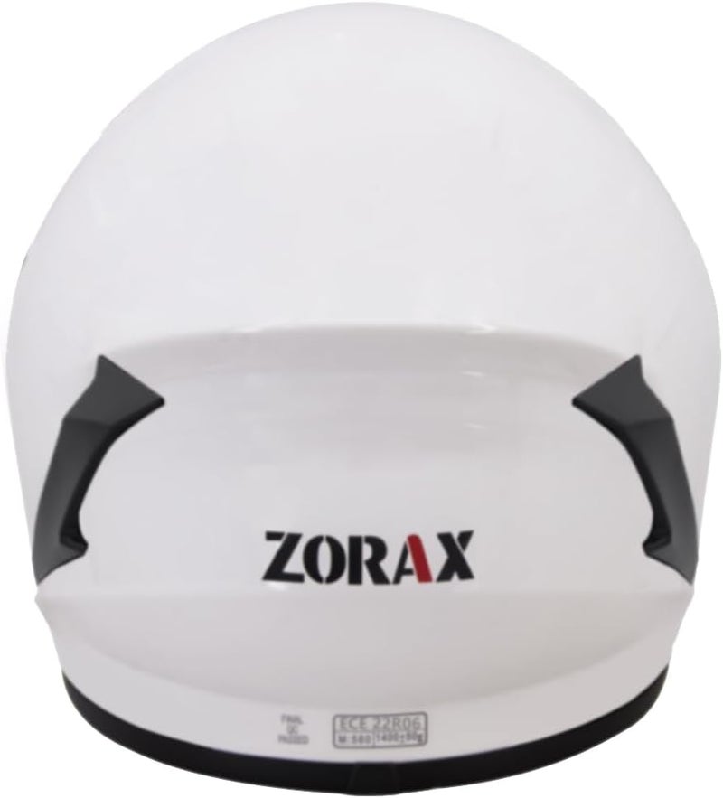Zorax Falcon White XXXL Full Face Motorbike Helmet ECE 22.06 Approved - Image 4