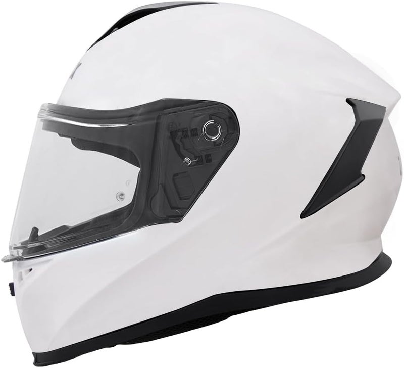 Zorax Falcon White XXXL Full Face Motorbike Helmet ECE 22.06 Approved - Image 1