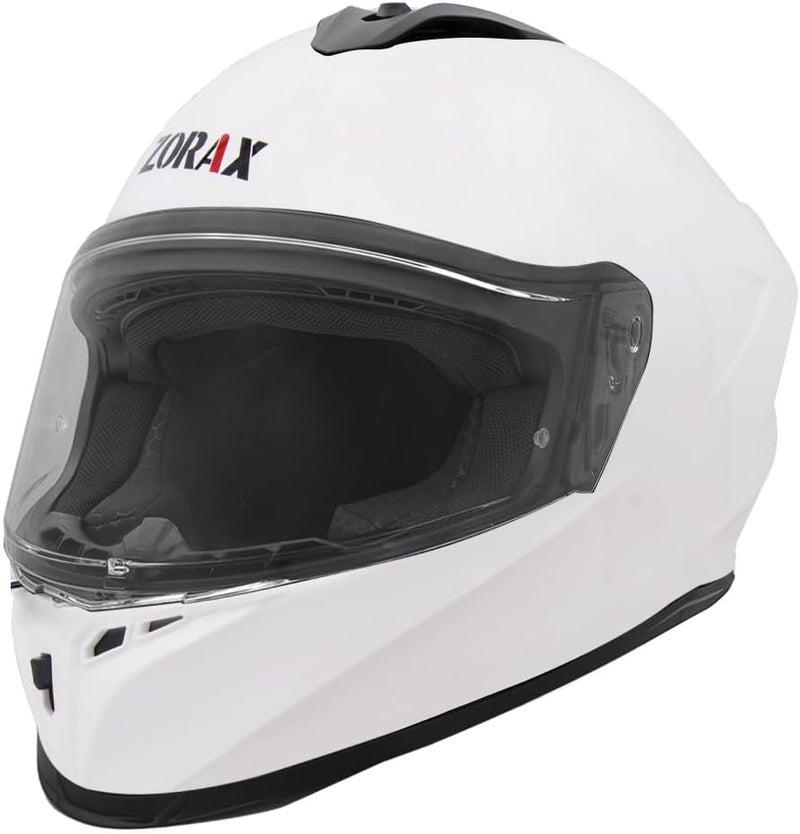 Zorax Falcon White XXXL Full Face Motorbike Helmet ECE 22.06 Approved - Image 3