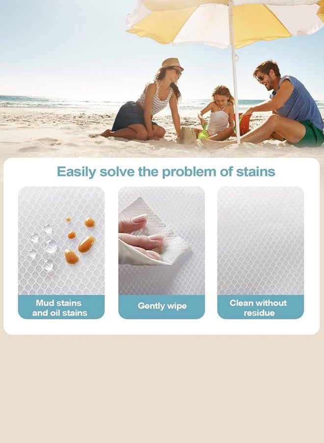 Hanayo Beach Bag Portable Swimming Bag EVA Wash Bag Handheld Waterproof Storage Bag Makeup Bag Sports Bag for Women and Men Swim Tote for Beach and Gym(Grey) - Image 5