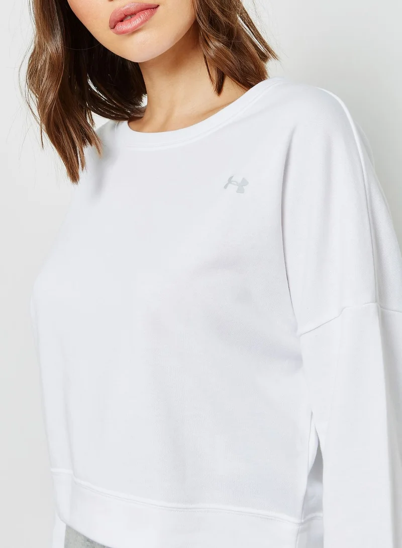 UNDER ARMOUR Favorite Cropped Sweatshirt