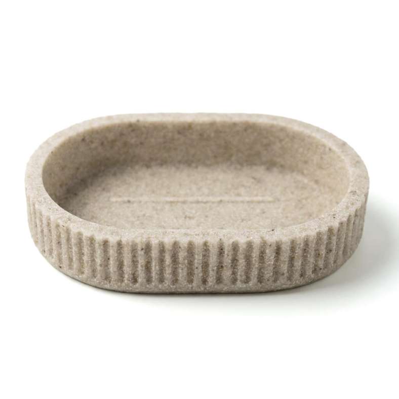 Pan Home Verona Polyresin Soap Dish 8.5x2.5x13cm - Beige - 211HEL9900816 - Image 3