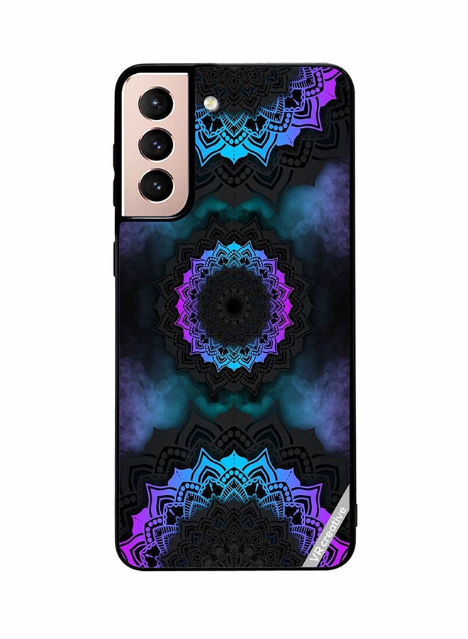 VR CREATIVE Protective Case Cover For Samsung Galaxy S21 5G Mandala Design Multicolour - Image 1