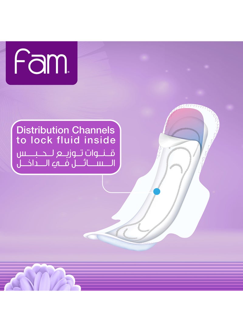 فام ماكسي الفوطة الصحية المطوية بالأجنحة - سوبر 75 قِطَع - Image 3