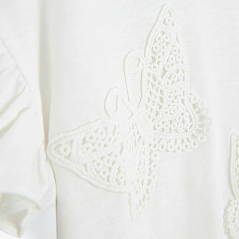 Cool Club by SMYK WHITE COTTON BLOUSE S/S