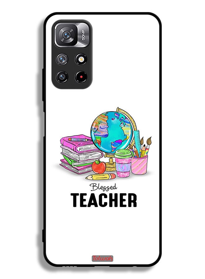 Tolwak Xiaomi Redmi Note 11 4G Protective Case Cover Blessed Teacher - Image 2