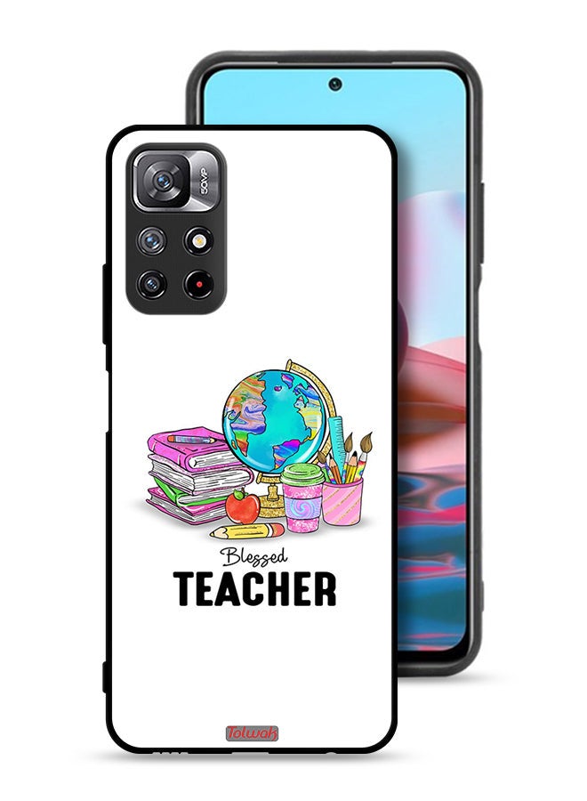 Tolwak Xiaomi Redmi Note 11 4G Protective Case Cover Blessed Teacher - Image 1