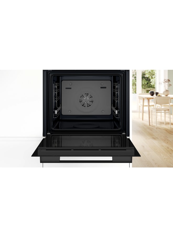BOSCH Series 4 Built-in oven with added steam function 60 x 60 cm Black HUA736EA0T HUA736EA0T Black - Image 4