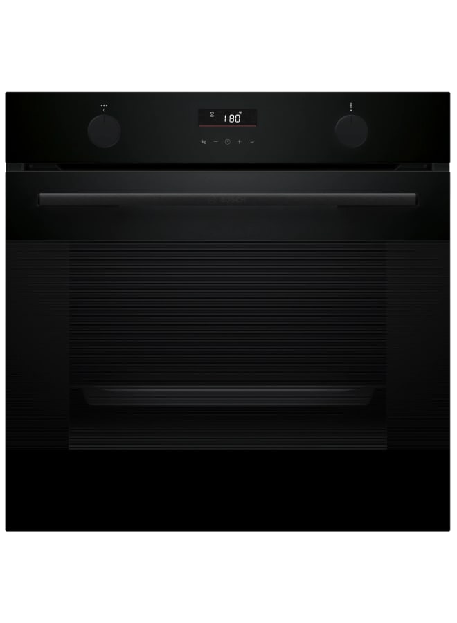 BOSCH Series 4 Built-in oven with added steam function 60 x 60 cm Black HUA736EA0T HUA736EA0T Black - Image 1