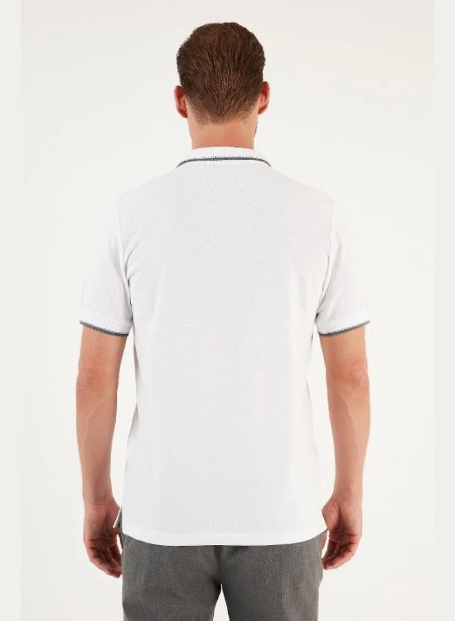 Buratti  Buratti Cotton Slim Fit Stripe Detailed Buttoned Polo Collar 3-Pack T Shirt Men's T SHIRT 5902118S3 for Men | Best Price UAE