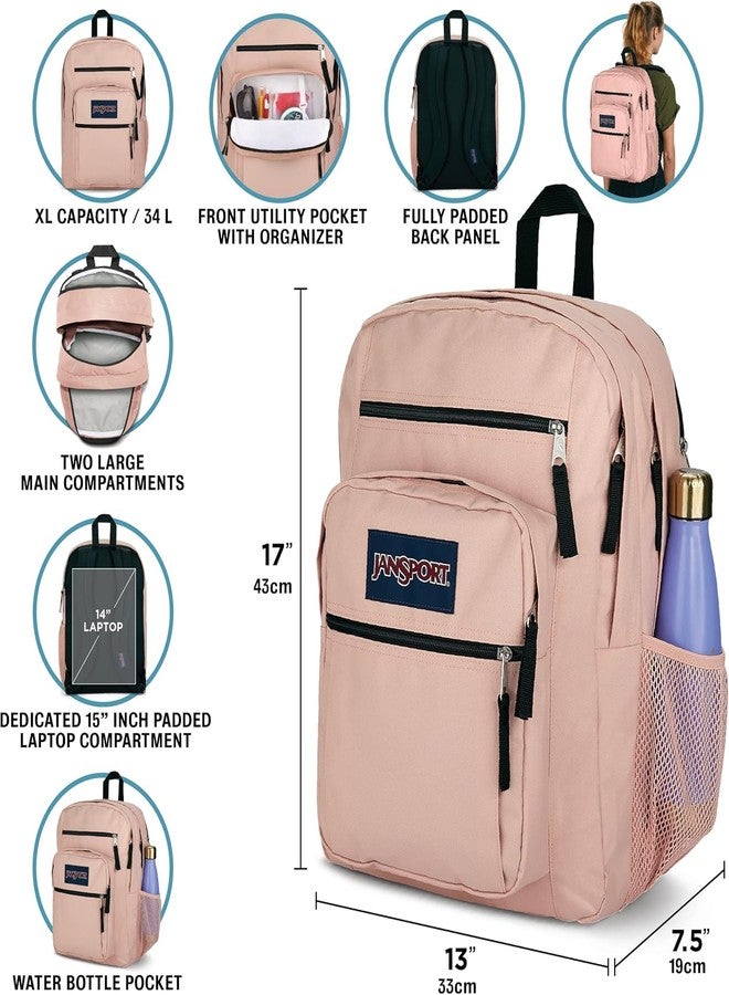 JanSport Laptop Backpack - Computer Bag with 2 Compartments, Ergonomic Shoulder Straps, 15” Laptop Sleeve, Haul Handle, Gravity Check, One Size, Laptop Backpack - Computer Bag With 2 Compartments - Image 2