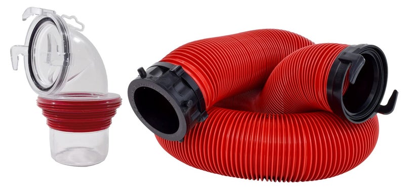 Valterra D04-0114 RV EZ Coupler Bayonet Sewer Kit with 10' Hose - Image 1