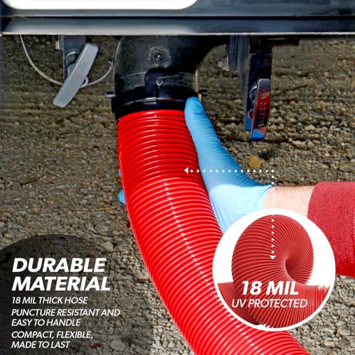 Valterra D04-0114 RV EZ Coupler Bayonet Sewer Kit with 10' Hose - Image 2