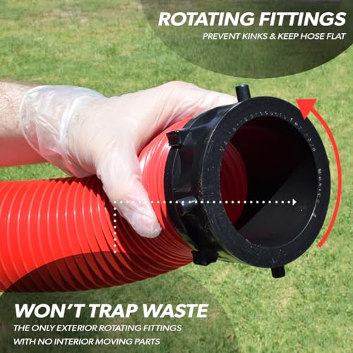 Valterra D04-0114 RV EZ Coupler Bayonet Sewer Kit with 10' Hose - Image 4
