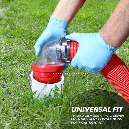 Valterra D04-0114 RV EZ Coupler Bayonet Sewer Kit with 10' Hose - Image 5