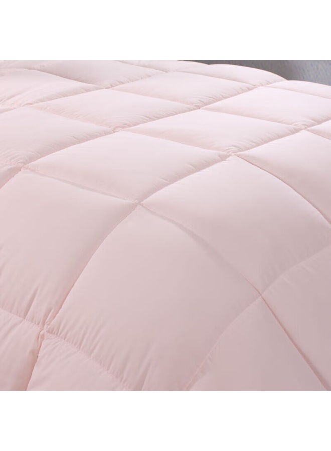 فوانا (ماركة) Fuanna Soft Warm Fiber Comforter، لحاف جميع الفصول، لحاف الربيع والخريف، لحاف مكيف الهواء بحجم King، 5.4 Jin، 230*229cm، وردي - Image 2
