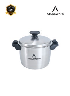 Atlasware Atlaswear 8-Hour Hot Stainless Steel Case 1300 ml, Silver Color  - Image 1