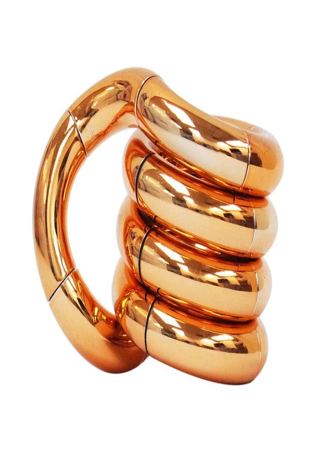 Tangle® Jr. Metallic 4-Pack(Blue, Green, Magenta, Gold) - Genuine Tangle Fidget - Fidget Toy for Kids and Adults - Metallic Shiny Fidget Desk Toy - Image 2