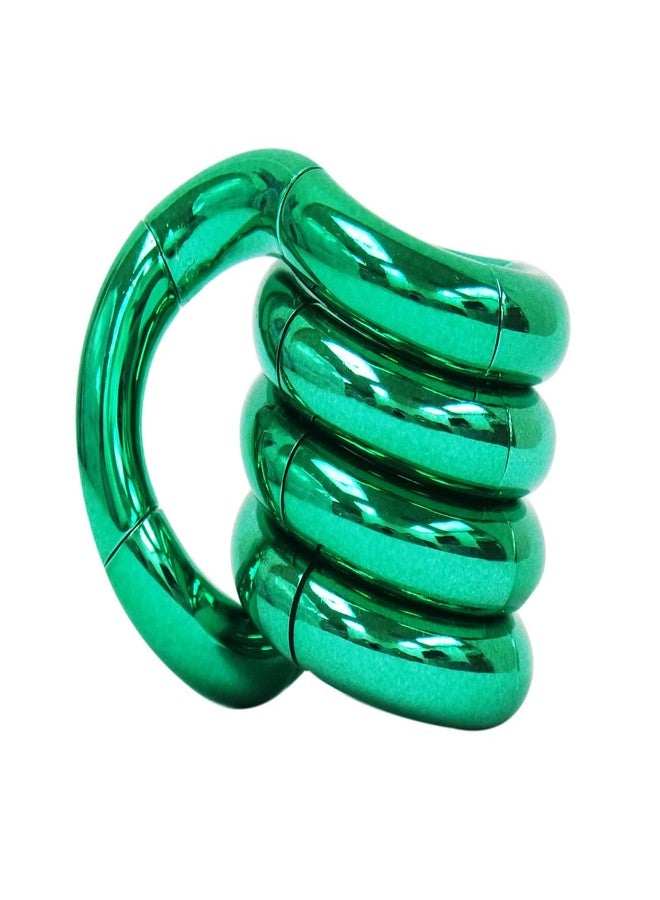Tangle® Jr. Metallic 4-Pack(Blue, Green, Magenta, Gold) - Genuine Tangle Fidget - Fidget Toy for Kids and Adults - Metallic Shiny Fidget Desk Toy - Image 5