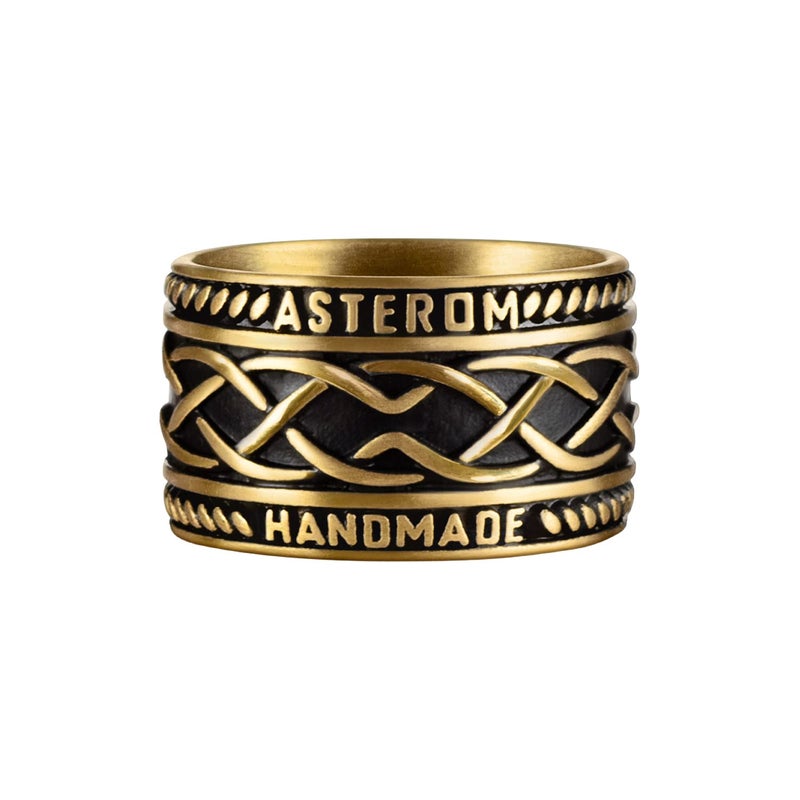 Asterom Asterom Replacement Collar Ring 2 Celtic Brass