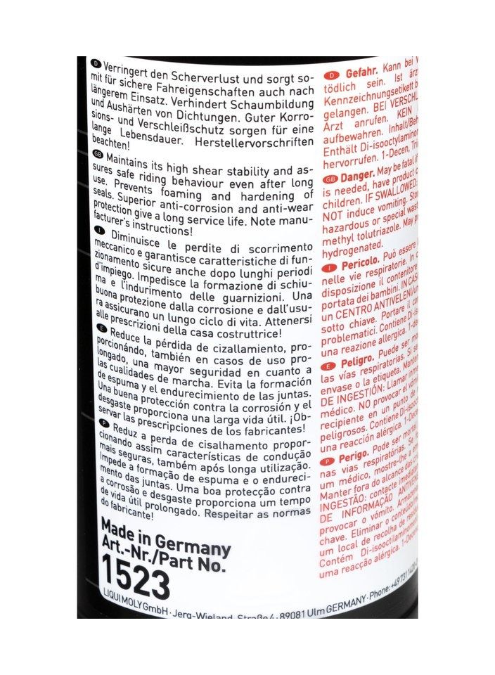 LIQUI MOLY زيت شوكة الدراجة النارية 5 واط خفيف 500 مل - Image 4