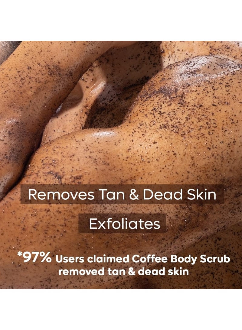 MCaffeine Naked & Raw Coffee Body Scrub, Pack of 2 | Exfoliation, Tan Removal | Oily/Normal Skin | Paraben & SLS Free  - Image 2