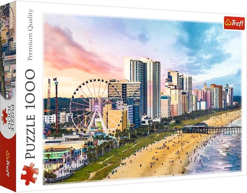Trefl Myrtle Beach South Carolina USA Puzzle 1000 Pieces Puzzle for Travel Lovers DIY Creative Entertainment Fun Puzzles for Adults and Children from 14 Years Old - Image 3