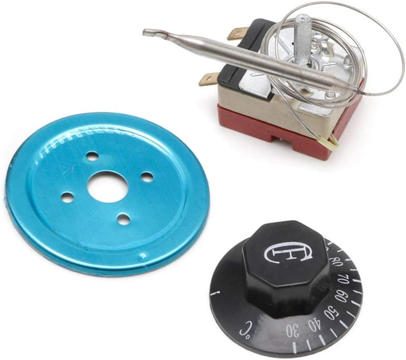 250V 16A Temperature Controller Thermostat With Capillary Tube 30 110 Degrees Knob - Image 1