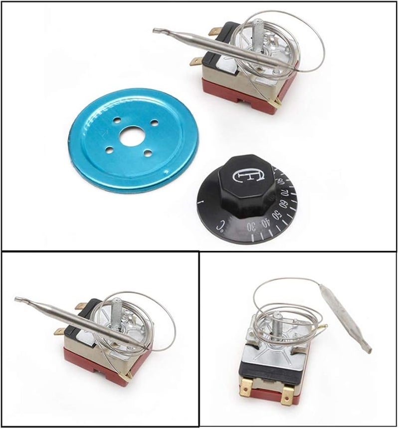 250V 16A Temperature Controller Thermostat With Capillary Tube 30 110 Degrees Knob - Image 4