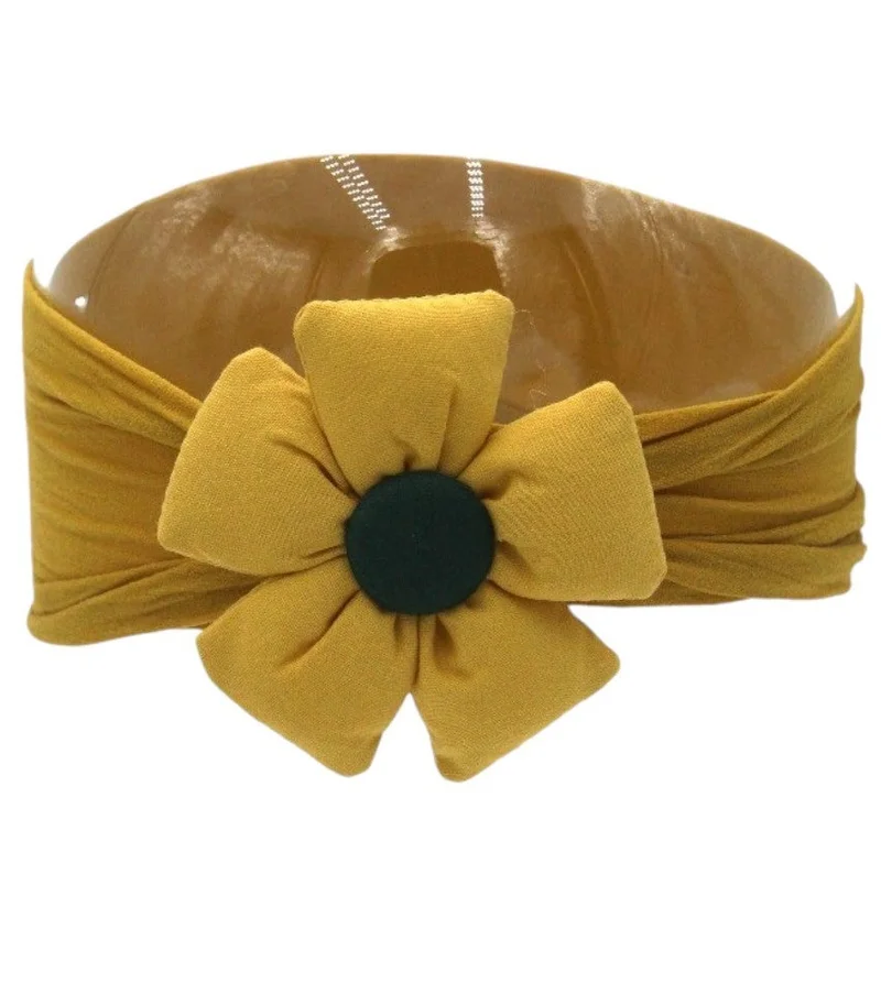 D'Daniela Amirah Glasses and Flower Headband Set For Babies and Girls - Yellow