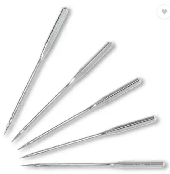 ZENITH Sewing Machine Needle Size HAx1 Needle Type One Side Flat Steel Finish Works with All Domestic Automatic Sewing Machines Pack Steel HA 91141618 21 60 Combo - Image 4