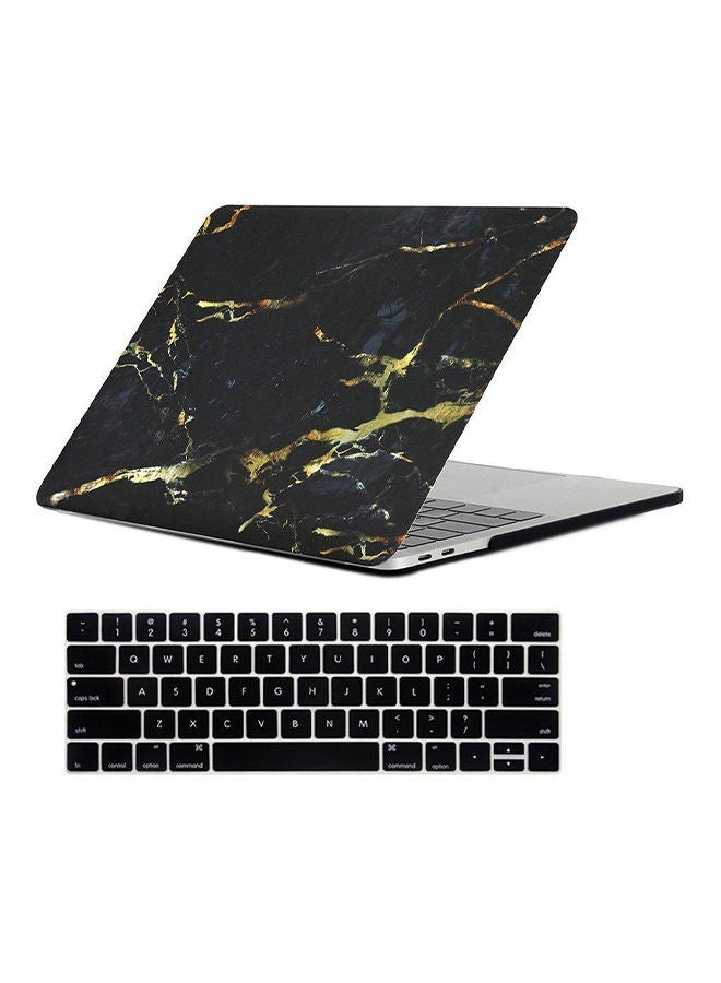 NIBEMINENT Hard Case Cover With Screen Protector And Keyboard Skin For Apple MacBook Air (A1369/A1466) Multicolour - Image 1