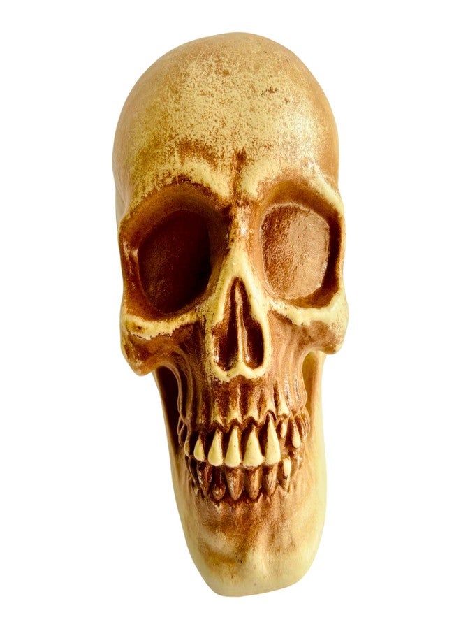 PartySanthe 12pcs Halloween Decorations Décor Skull Face Set Halloween Skull Decorations Skeleton Scary for Spooky Graveyard Haunted House Lawn Yard Decor Pack of 12pcs - Image 4