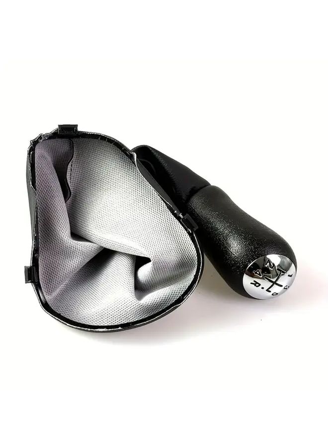 Gearbox Cover For Renault Logan II 2013-2022 5 Gears Gear Shift Knob Belt PU Leather Dust Cover Car Interior Accessory Sleek Automotive Upgrade - Image 3
