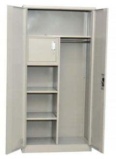 SULSHA 2 Door Steel Cabinet With Locker Grey Color  - Image 2