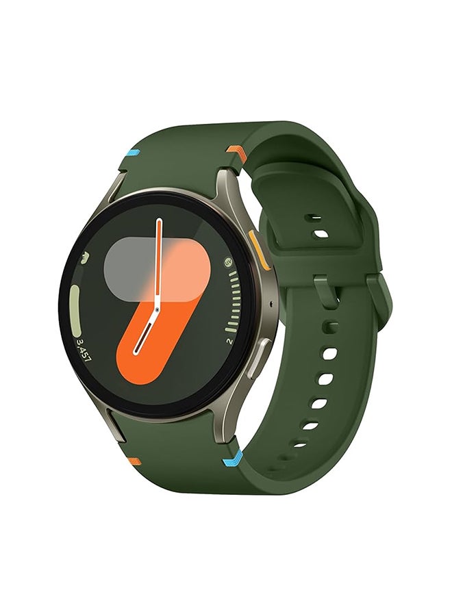 O Ozone Silicone Bands For Samsung Galaxy Watch 8 Band 40mm 44mm, Galaxy Watch 8 Classic Band 46mm, Waterproof Soft Wristband Sport Strap for Women Men- Green - Image 1