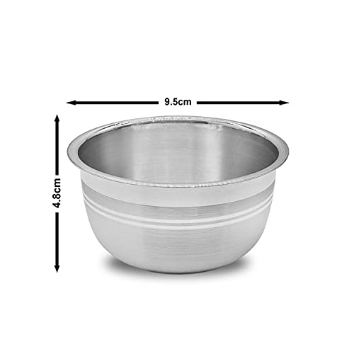 MAA SILVER Pure Silver Bowl Katori BIS Hallmarked Perfect for Home, Office, Gifting, Baby, Puja (97% Purity)(60 Grams Silver) - Image 5