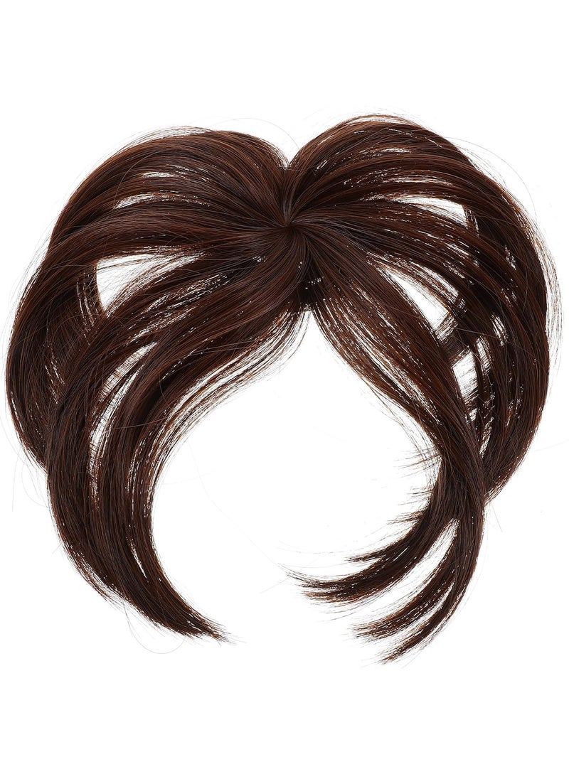 Healeved Healeved Clip in Hair Extensions for Women Wig Toppers for Thinning Hair Human Hair Fake Hair Piece Clip On Topper Thinning Hair Clip Hairpiece Wiglet 