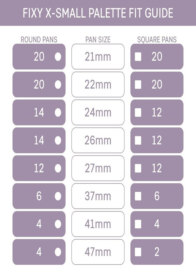 FIXY Empty Magnetic Makeup Palette Set of 2 (4.8"x4.0") with Clear Top - Depot & Declutter Your Makeup | Travel Friendly Empty Palette | Customizable & Portable Organizer For Eyeshadow, Blush & More - Image 4