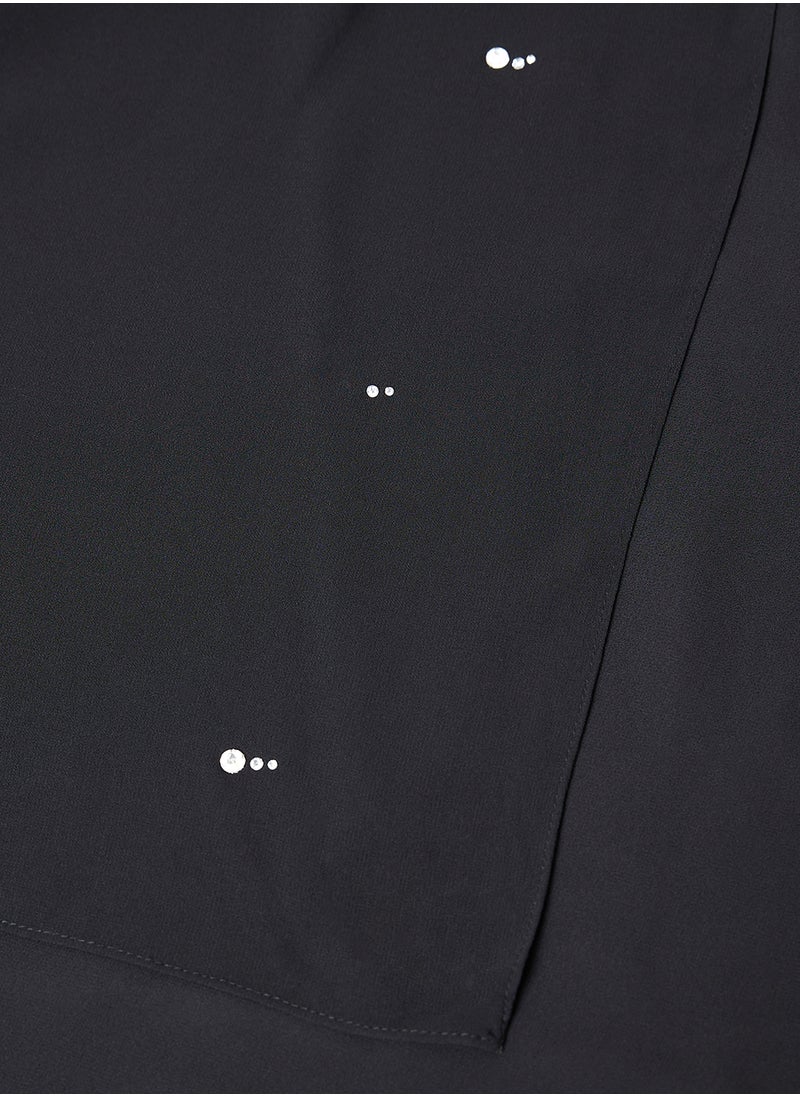 Khizana - Diamante Detail Long Hijab Scarf - Image 1