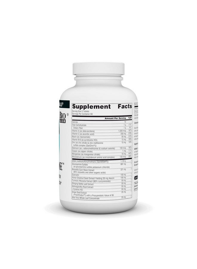 Source Naturals Ultra Joint Response, Glucosamine & MSM, Promotes Joint Health* - 180 Tablets - Image 2