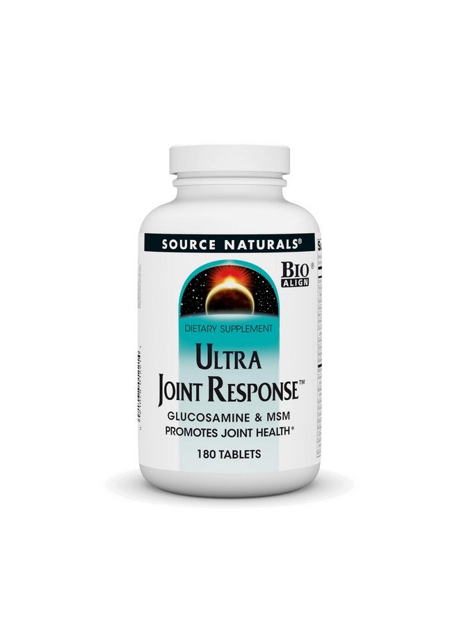 Source Naturals Ultra Joint Response, Glucosamine & MSM, Promotes Joint Health* - 180 Tablets - Image 1