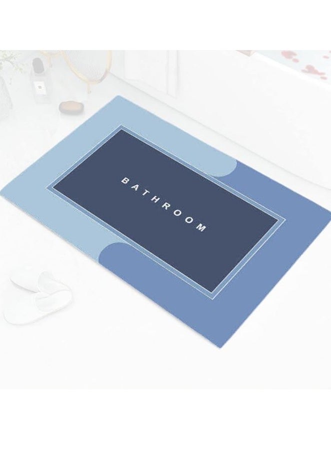 Spaceshoop Ultra Thin Super Absorbent - Quick Dry Bath Mat - Stylish Non-Slip Design - Machine Washable and Durable for Your Bathroom - Non-Slip Bath Mats - Modern and Beautiful Mat  - Image 1