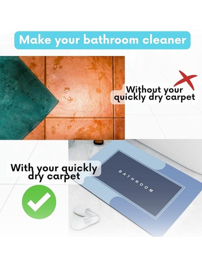 Spaceshoop Ultra Thin Super Absorbent - Quick Dry Bath Mat - Stylish Non-Slip Design - Machine Washable and Durable for Your Bathroom - Non-Slip Bath Mats - Modern and Beautiful Mat  - Image 3