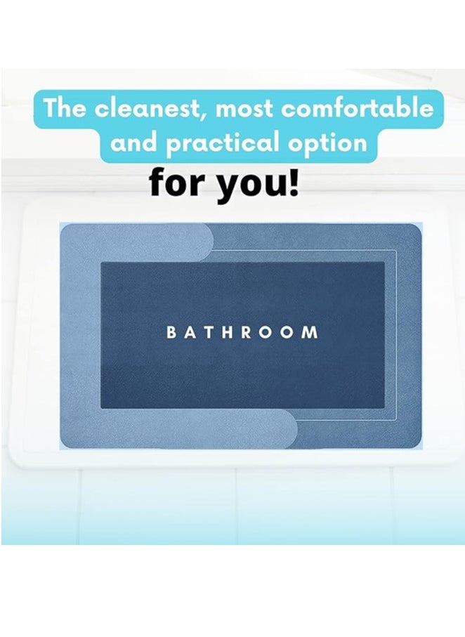 Spaceshoop Ultra Thin Super Absorbent - Quick Dry Bath Mat - Stylish Non-Slip Design - Machine Washable and Durable for Your Bathroom - Non-Slip Bath Mats - Modern and Beautiful Mat  - Image 4